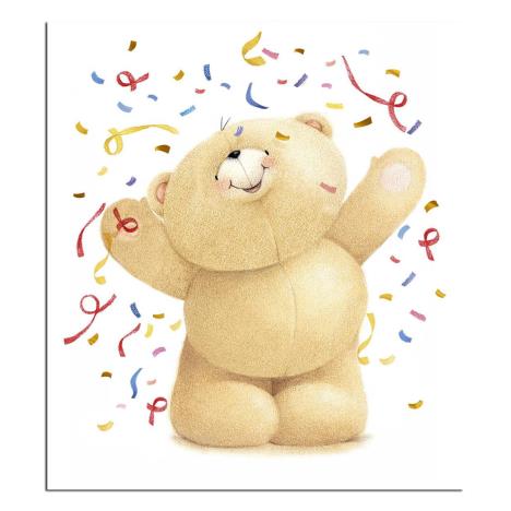 Streamers Celebration Forever Friends Card